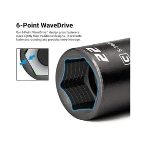 Capri Tools Enchufe de impacto poco profundo 12_2