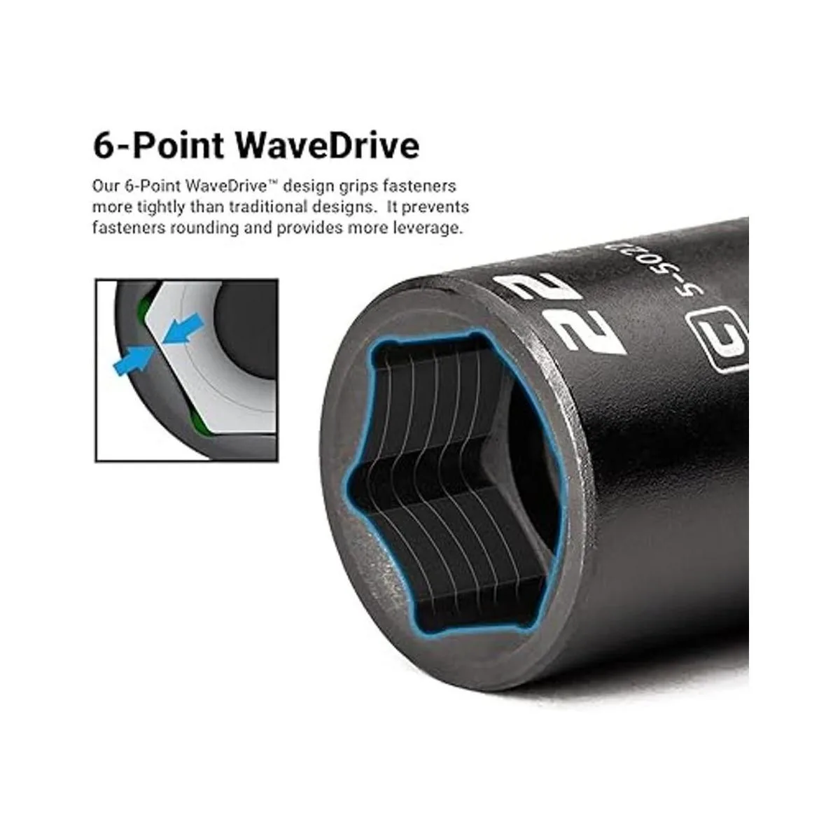 Capri Tools Enchufe de impacto poco profundo 12_2