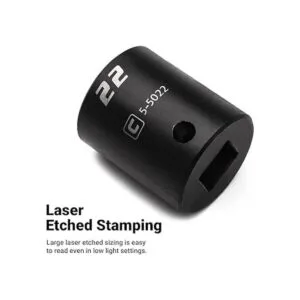 Capri Tools Enchufe de impacto poco profundo 12_5