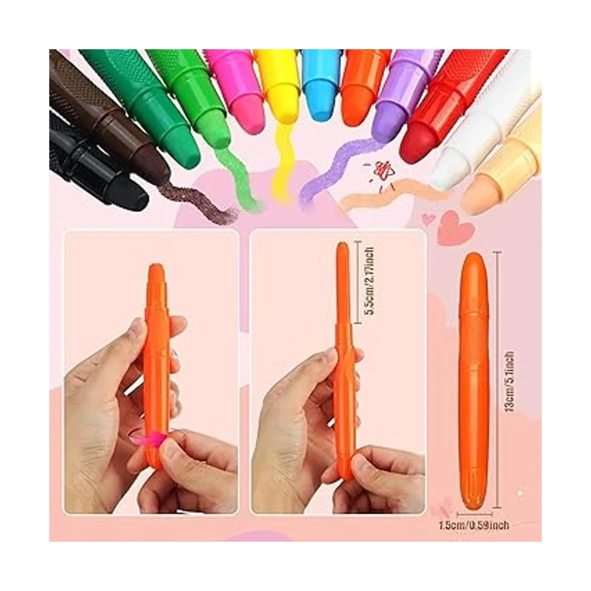 Beesjuy Kits de pintura facial para niños kit de pintura_4