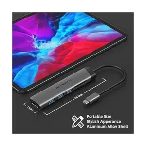 Adaptador USB C HubYOCOWOCO Dongle USB C para MacBook Pro_6