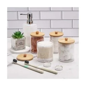 Tbestmax Qtip Juego de 4 bolas de algodón hisopo de_2