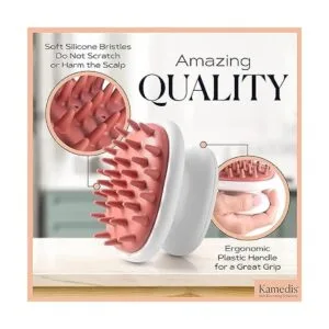 Kamedis Cepillo de champú masajeador para el cuero_3