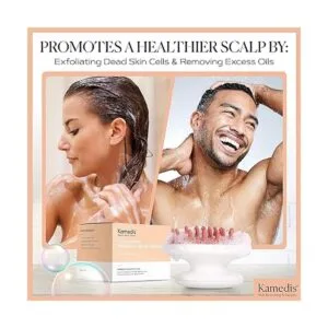 Kamedis Cepillo de champú masajeador para el cuero_6