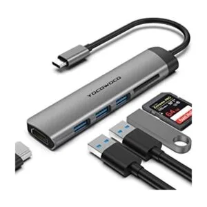 Adaptador USB C HubYOCOWOCO Dongle USB C para MacBook Pro_1