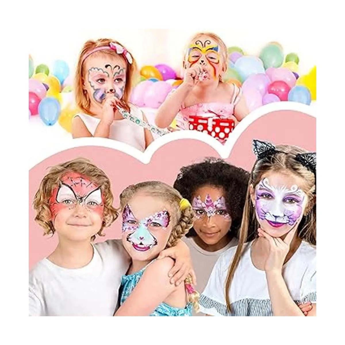 Beesjuy Kits de pintura facial para niños kit de pintura_5