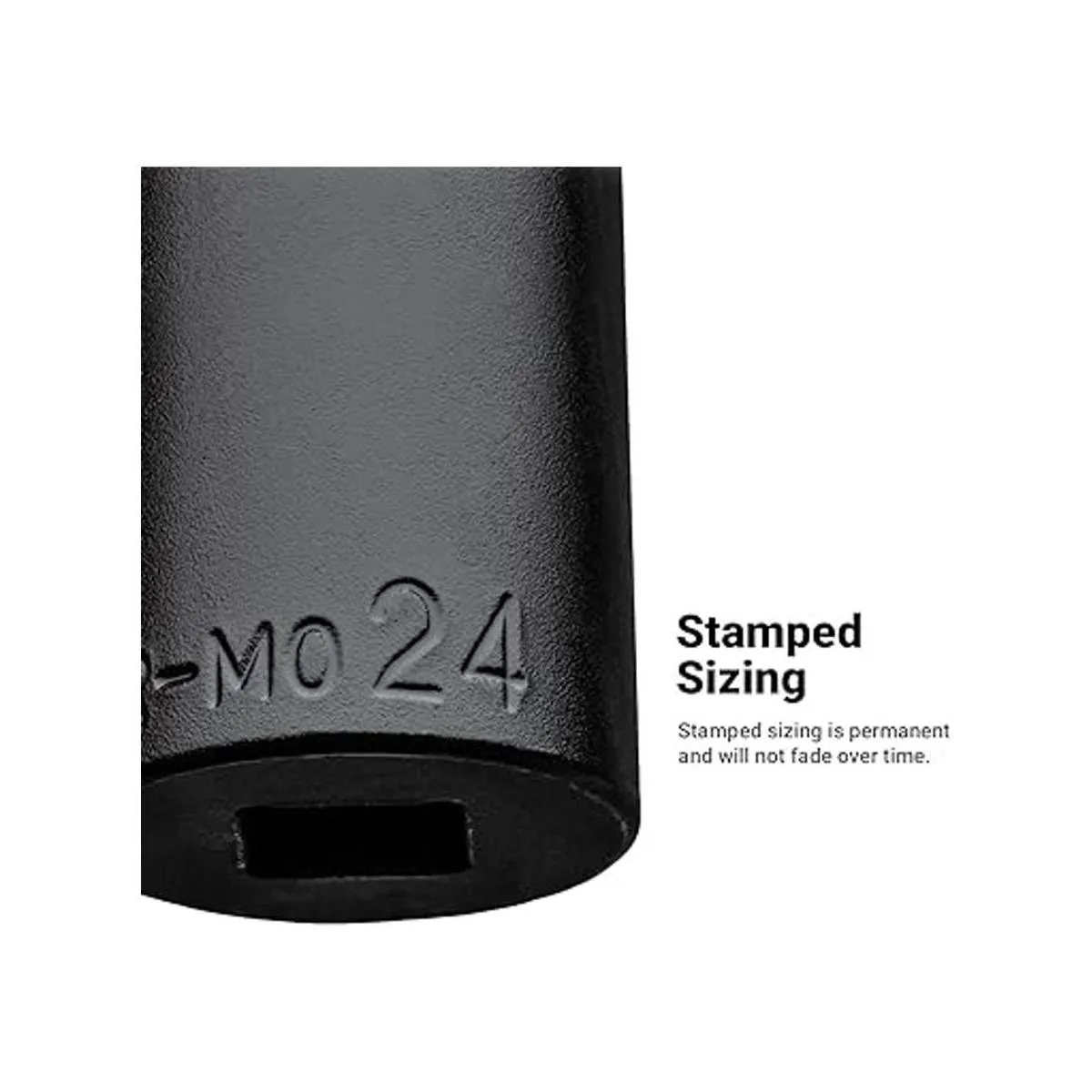 Capri Tools Enchufe de impacto poco profundo 12_6