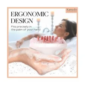 Kamedis Cepillo de champú masajeador para el cuero_4