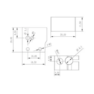 Bloque calentador de volcán de cobre chapado a alta_6