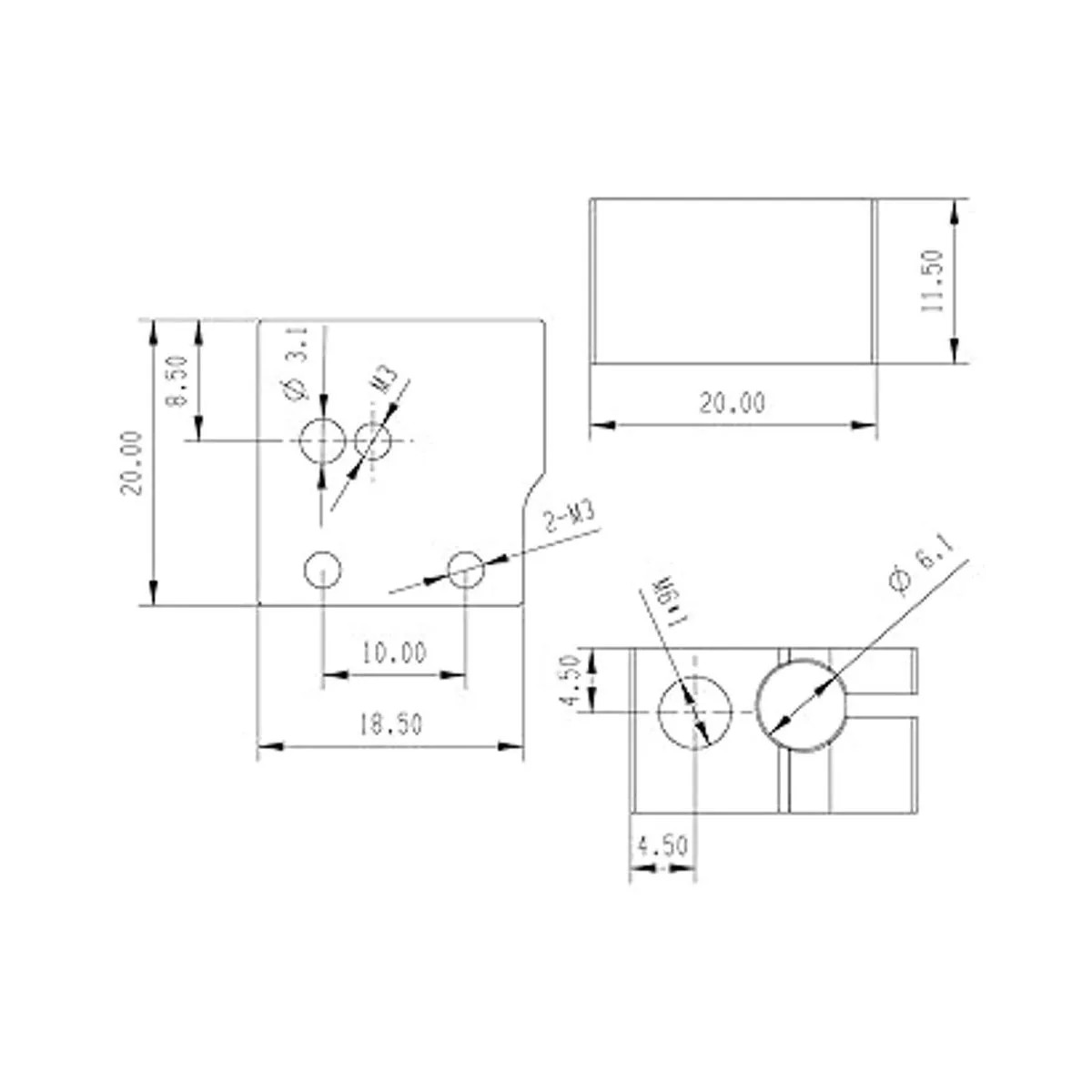 Bloque calentador de volcán de cobre chapado a alta_6