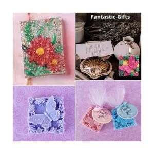 AIDOIT Moldes de jabón de silicona paquete de 2 moldes_4