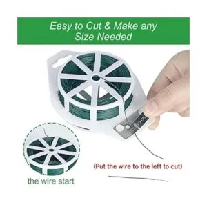 Alambre floral para hacer coronas con cortador integrado_3