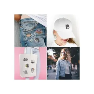 Nicime 18 parches de gato para ropa planchar o coser en_6