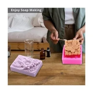 AIDOIT Moldes de jabón de silicona paquete de 2 moldes_6