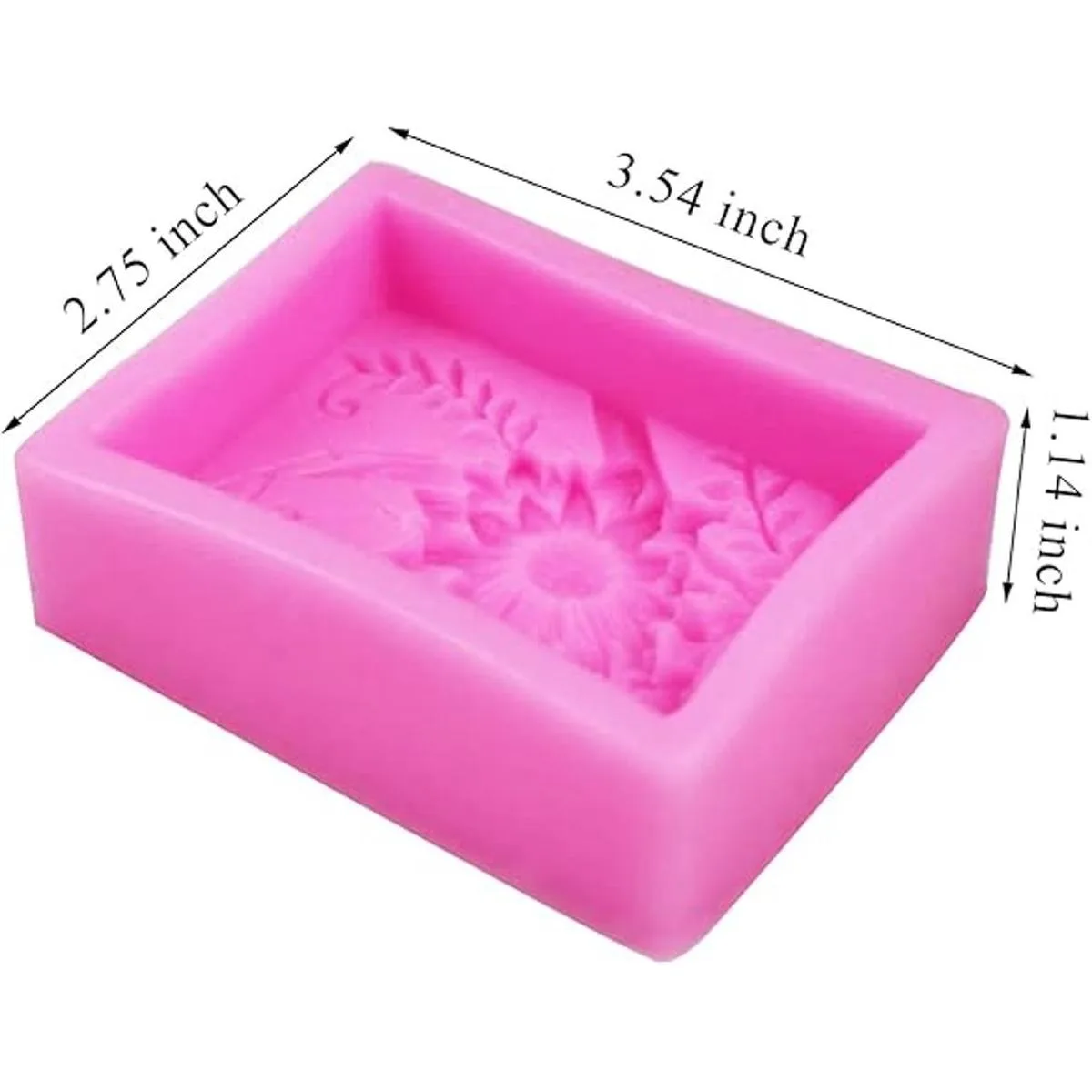 AIDOIT Moldes de jabón de silicona paquete de 2 moldes_2