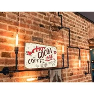 ALREAR Señal de barra de cacao caliente vintage Navidad_6