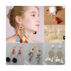 TIHOOD Juego de 200 mini borlas pequeñas borlas_3