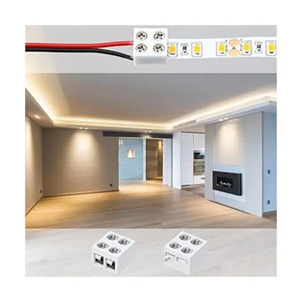 Paquete de 25 conectores de luz LED sin soldadura para_7
