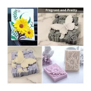 AIDOIT Moldes de jabón de silicona paquete de 2 moldes_5