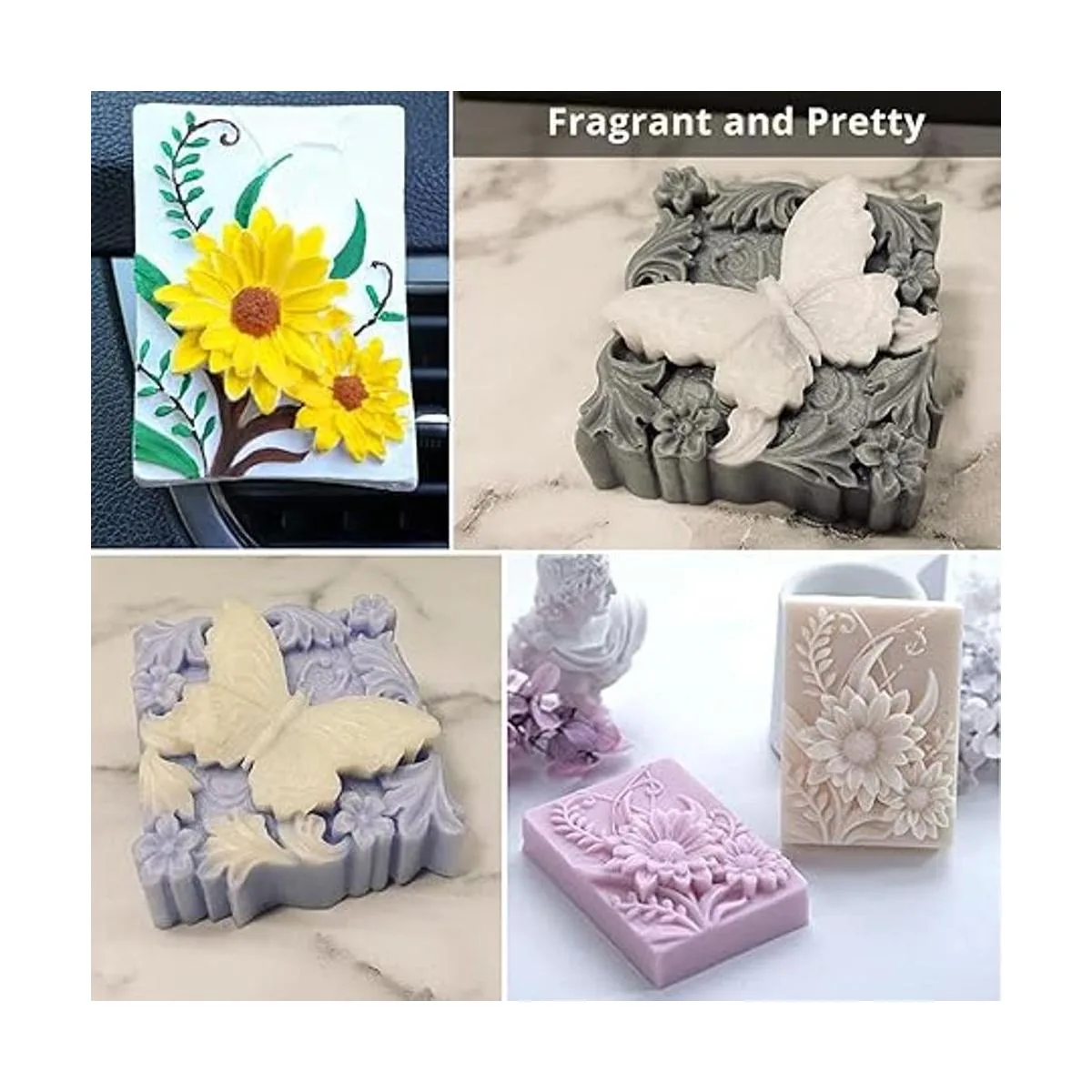 AIDOIT Moldes de jabón de silicona paquete de 2 moldes_5