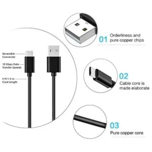 Cargador de altavoces Bluetooth USB C cable de carga_5