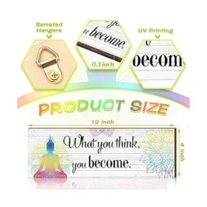 Arte de pared de 3 Buda para decoración de chakras para_3