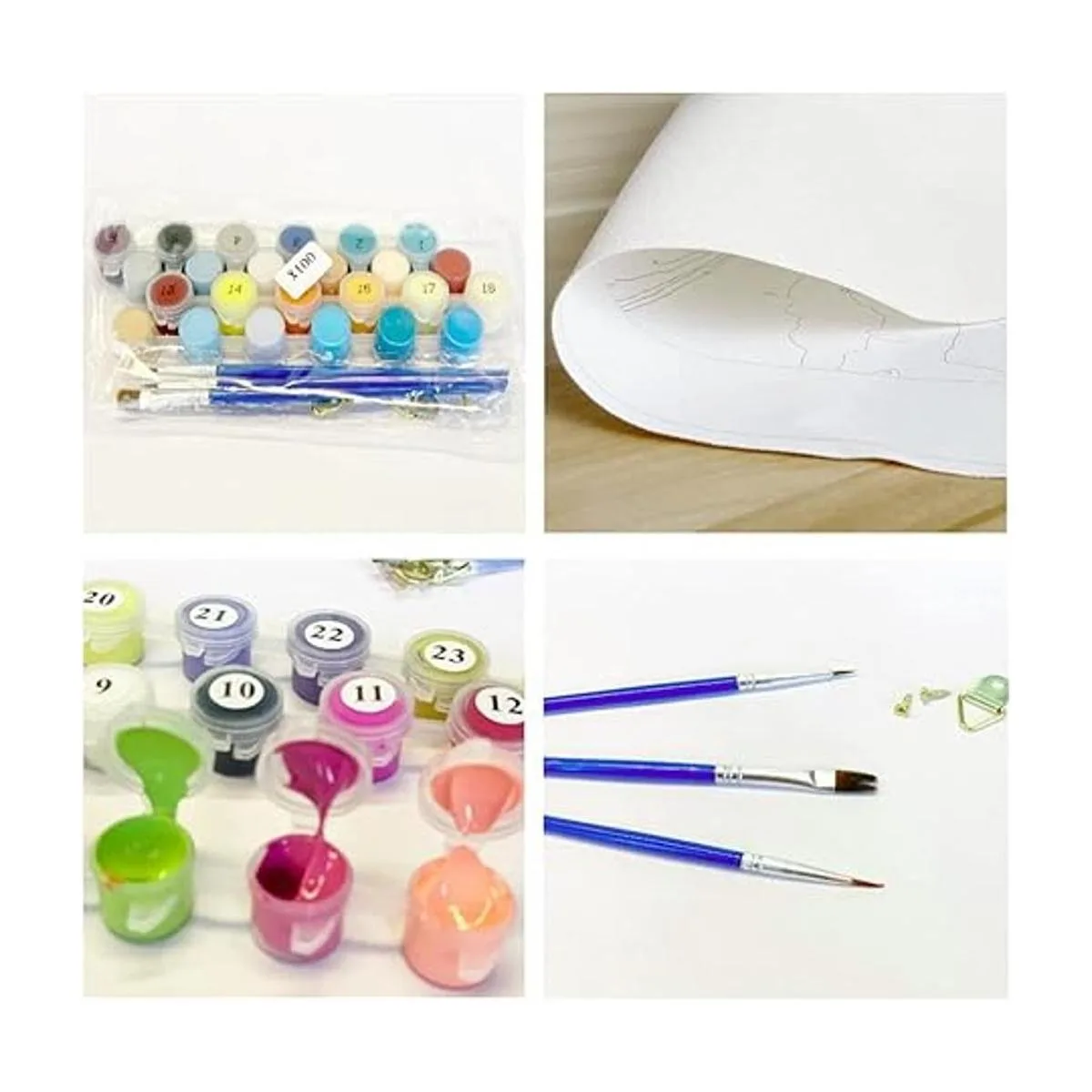 LVIITIS Kit de pintura acrílica de vaca por números para_3