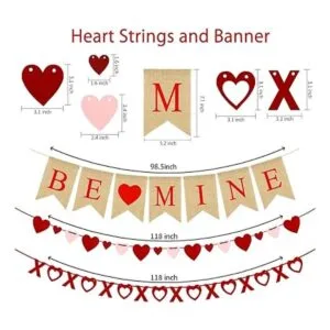 Juego de 4 decoraciones para el día de San Valentín no_2