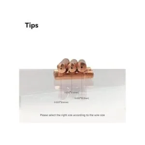 Puntas de contacto de cobre 0.035 pulgadas .030_5