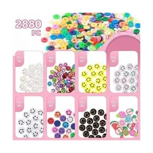 3300 cuentas de arcilla para hacer pulseras con 7 tipos de_3