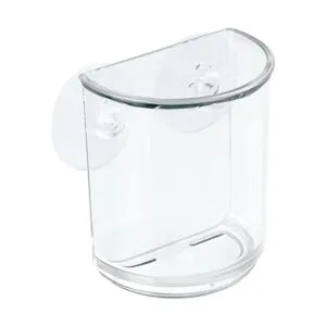 iDesign Vaso de plástico con ventosa soporte para brochas_5