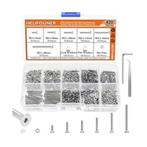 HELIFOUNER Kit de 420 tornillos de casquillo avellanados_1