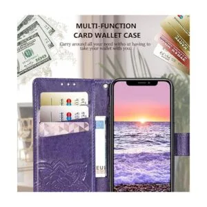 Diseñada para iPhone 11 funda tipo cartera con tapa para_2