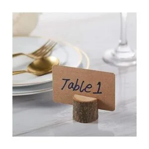 Toncoo 18 soportes para tarjetas de madera de primera_3