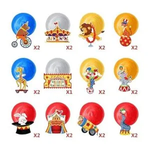 30 piezas de decoración colgante de carnaval decoración_3