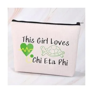 VAMSII Chi Eta Phi Bolsa de maquillaje de viaje XHO XHO_3