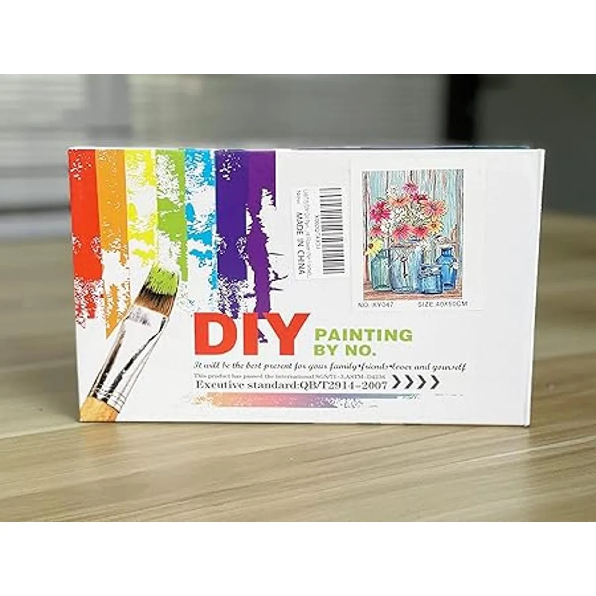 LVIITIS Kit de pintura acrílica de vaca por números para_4