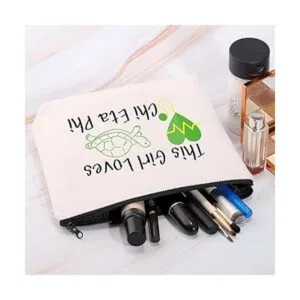 VAMSII Chi Eta Phi Bolsa de maquillaje de viaje XHO XHO_4