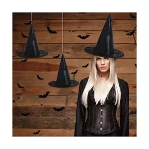 12 piezas de disfraz de bruja disfraz y sombrero de bruja_7