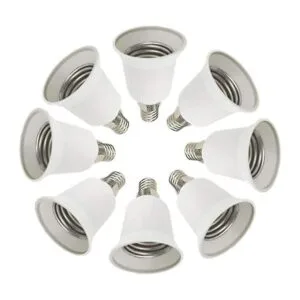 eleidgs 8Pack E14 a E26E27 Adaptador Convertidor Socket_5