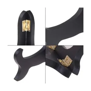 LOCOLO 6 paquetes de soportes de madera negra para_3