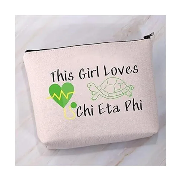 VAMSII Chi Eta Phi Bolsa de maquillaje de viaje XHO XHO_2