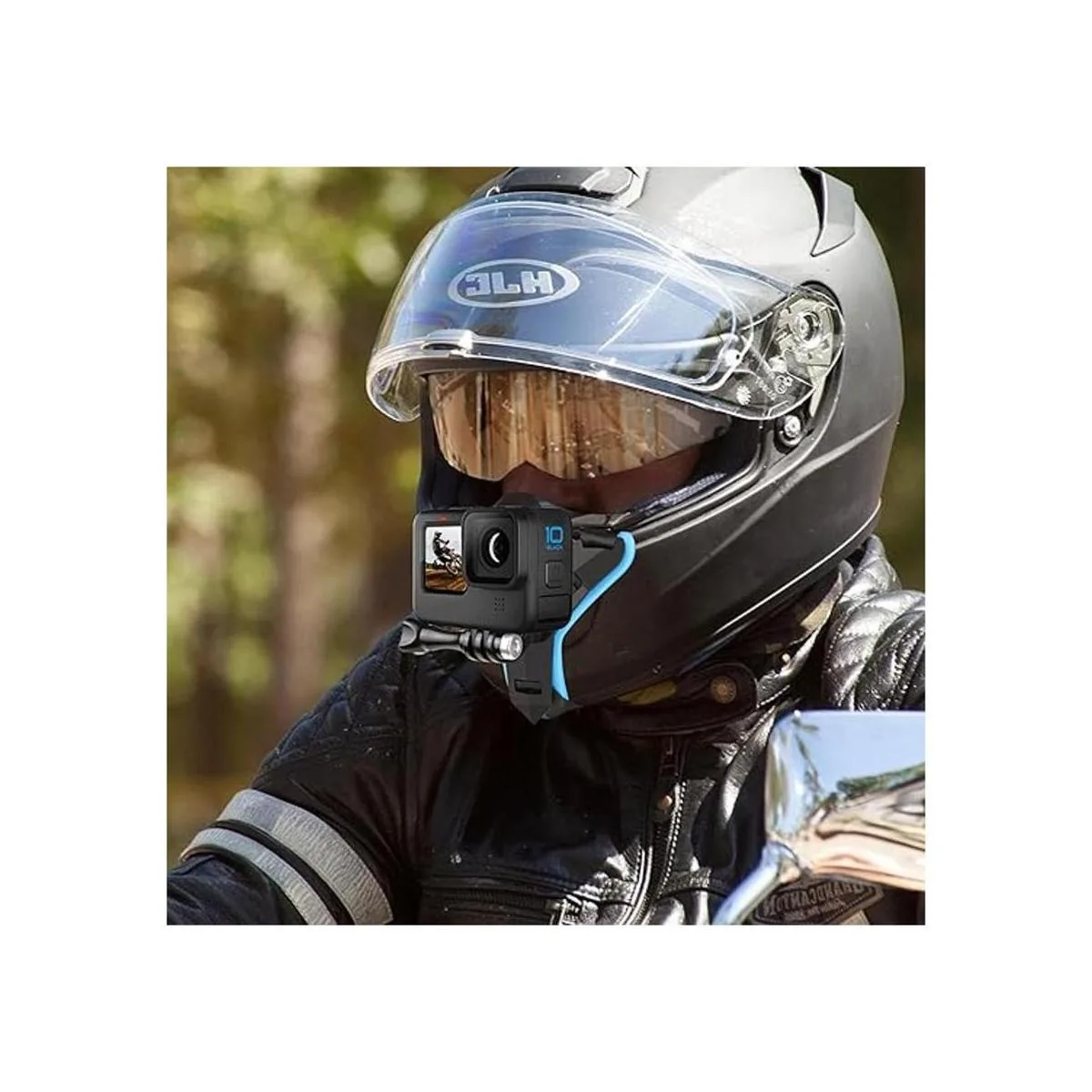 YALLSAME Soporte de barbilla para casco GoPro Action_6