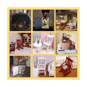 PH PandaHall 2 sillas de casa de muñecas a escala 112_2