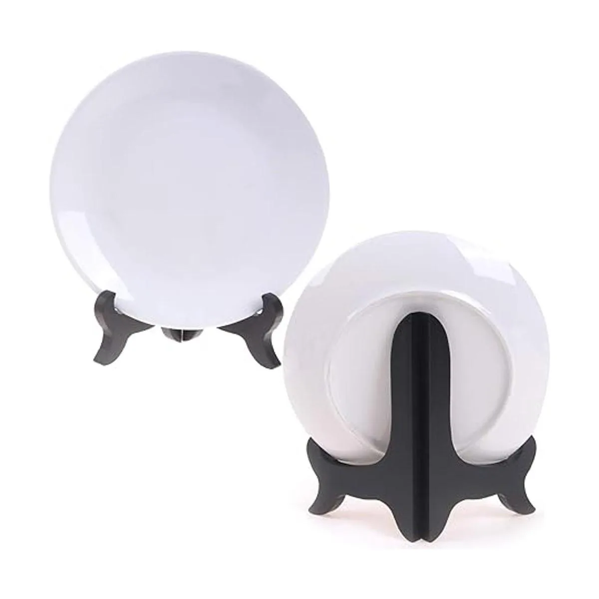 LOCOLO 6 paquetes de soportes de madera negra para_6