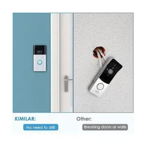 KIMILAR Soporte sin taladro para timbre de video RlNG_4
