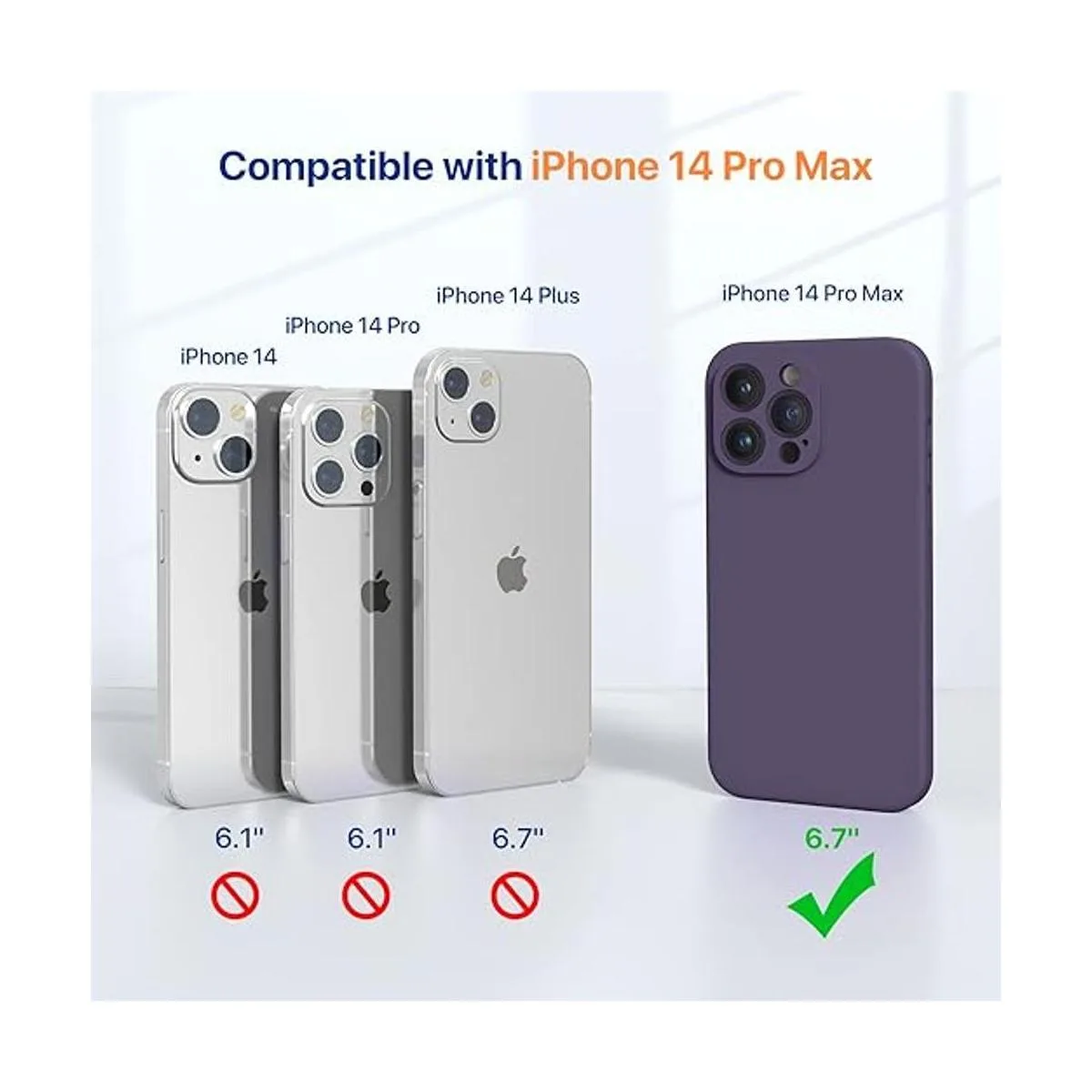 Miracase Funda diseñada para iPhone 14 Pro Max con 2_2