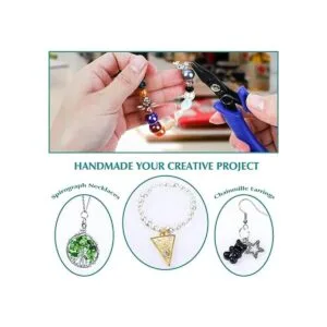Caffox Anillos divididos para hacer joyas 700 piezas de_6
