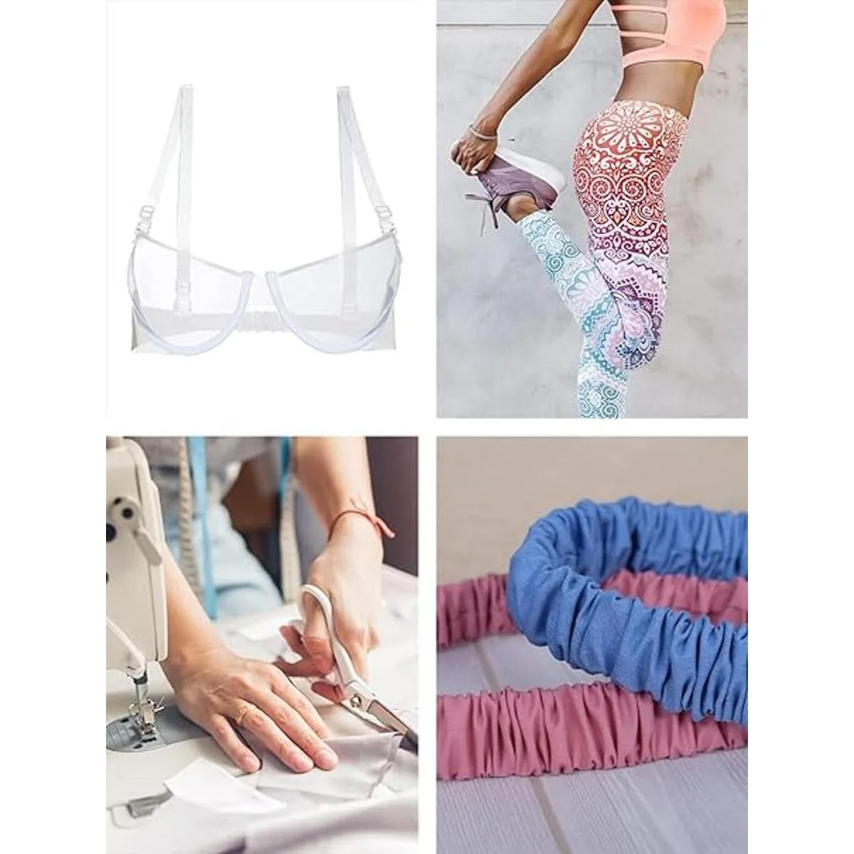 Mandala Crafts Elástico transparente ligero de 14 pulgada_5