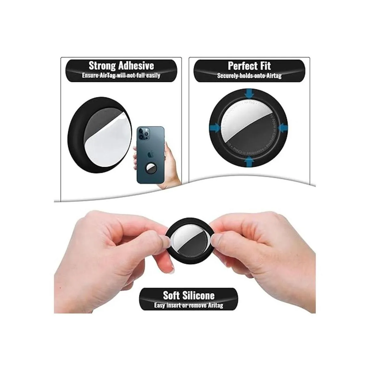 Funda adhesiva para Airtag paquete de 4 fundas_3